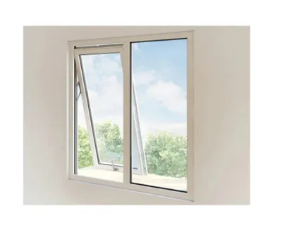 Ventana corredera con voladizo